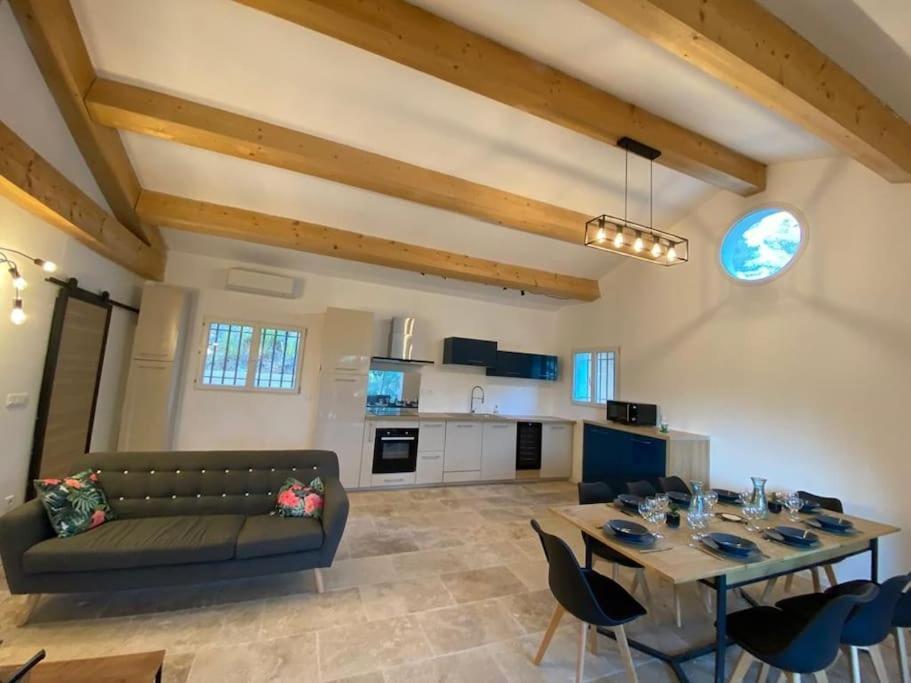 Villa Cigalons En Pleine Pinede Avec Piscine Chauffee De Mai A Septembre Auriol Eksteriør bilde