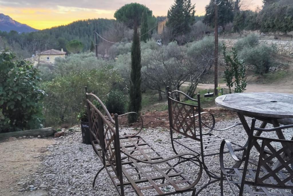 Villa Cigalons En Pleine Pinede Avec Piscine Chauffee De Mai A Septembre Auriol Eksteriør bilde