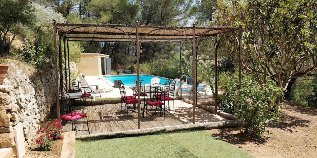 Villa Cigalons En Pleine Pinede Avec Piscine Chauffee De Mai A Septembre Auriol Eksteriør bilde