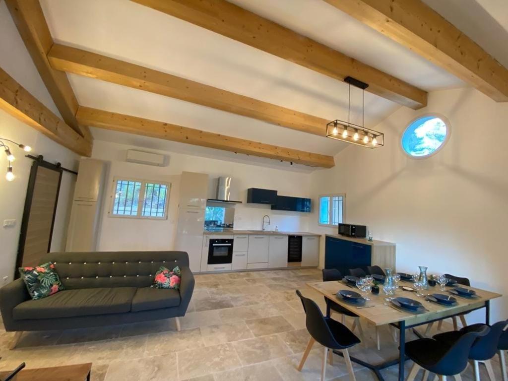 Villa Cigalons En Pleine Pinede Avec Piscine Chauffee De Mai A Septembre Auriol Eksteriør bilde